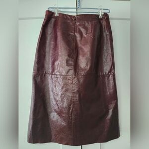 Gap Vintage Leather Skirt Size 6